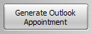 3. Generate Outlook Appointment button