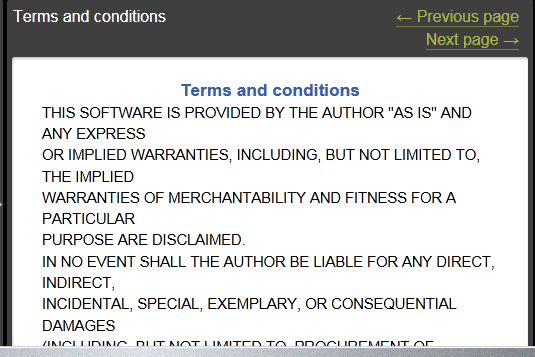 1. Read the terms and Conditions